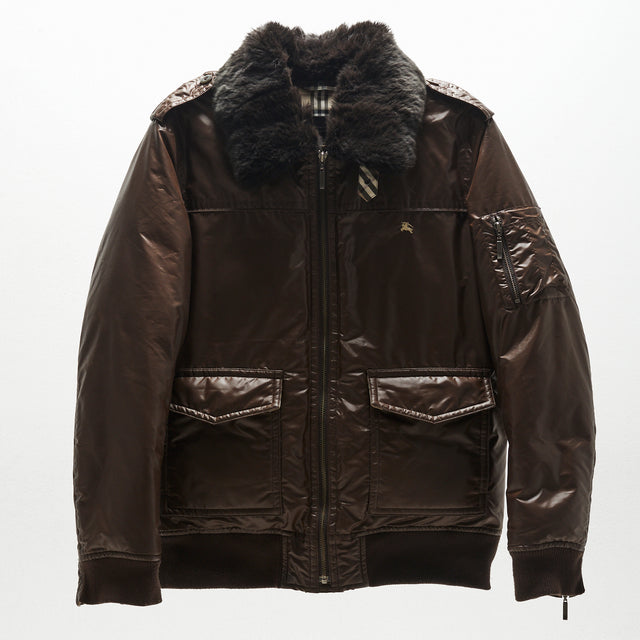 BURBERRY BLACK LABEL FUR JACKET