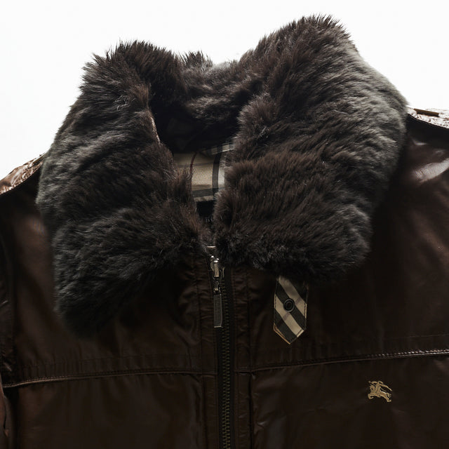BURBERRY BLACK LABEL FUR JACKET