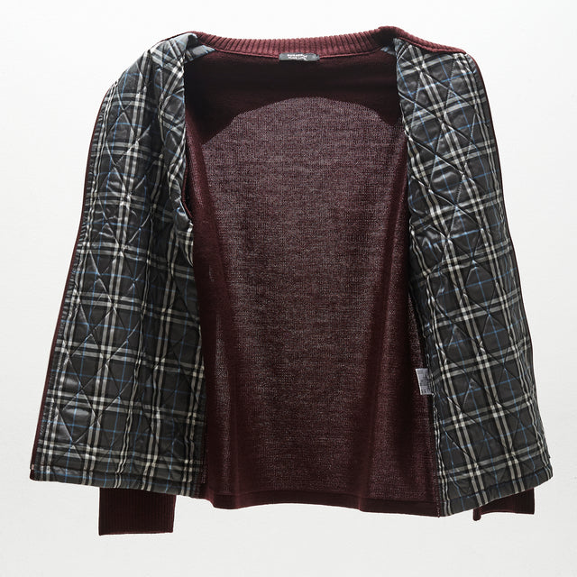 BURBERRY BLACK LABEL KNIT JACKET