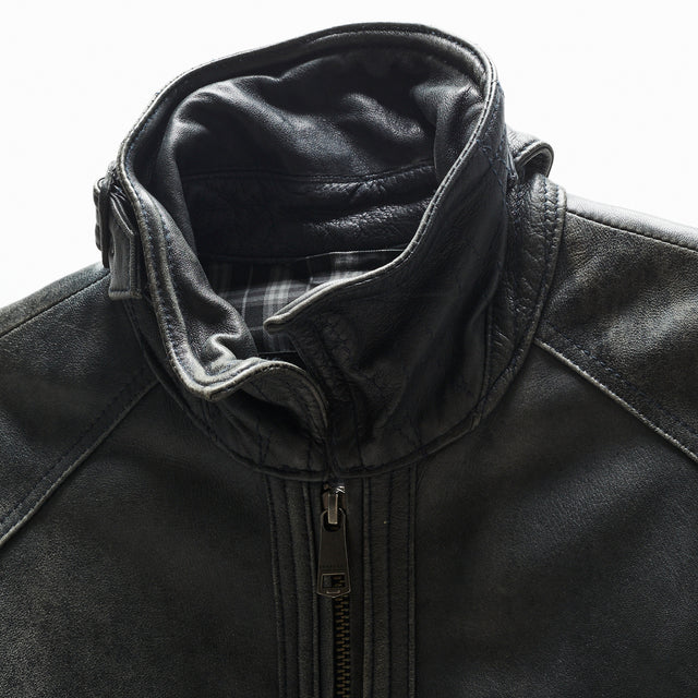 BURBERRY BLACK LABEL LEATHER JACKET