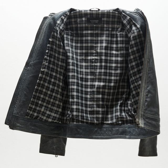 BURBERRY BLACK LABEL LEATHER JACKET