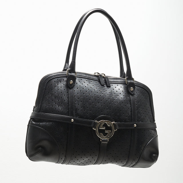 GUCCI LEATHER HAND BAG