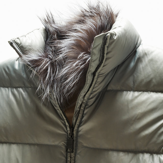PRADA NYLON WOMENS FUR JACKET
