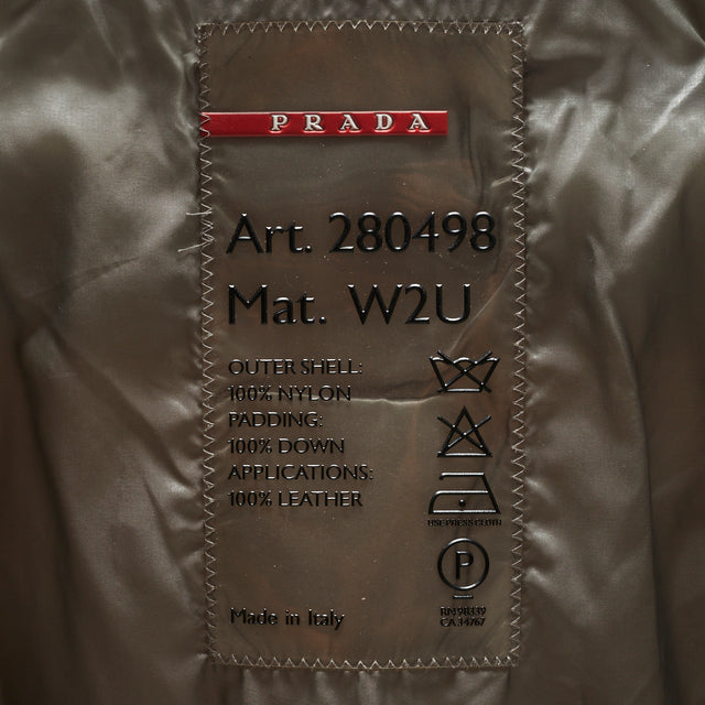 PRADA WOMENS PUFFER JACKET
