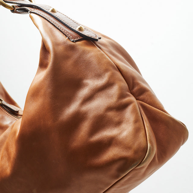 GUCCI HORSEBIT LEATHER HAND BAG