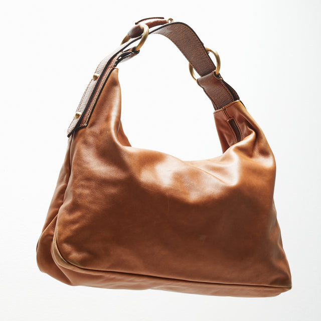 GUCCI HORSEBIT LEATHER HAND BAG