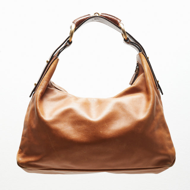 GUCCI HORSEBIT LEATHER HAND BAG