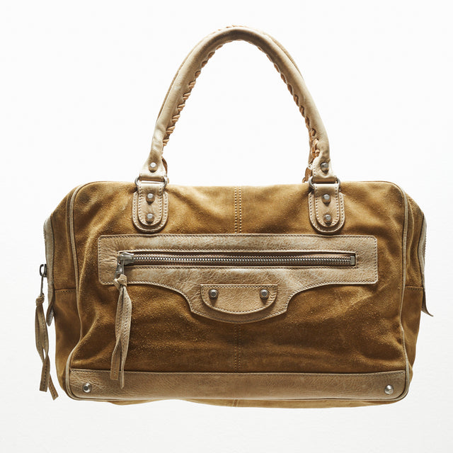 BALENCIAGA SUEDE HAND BAG