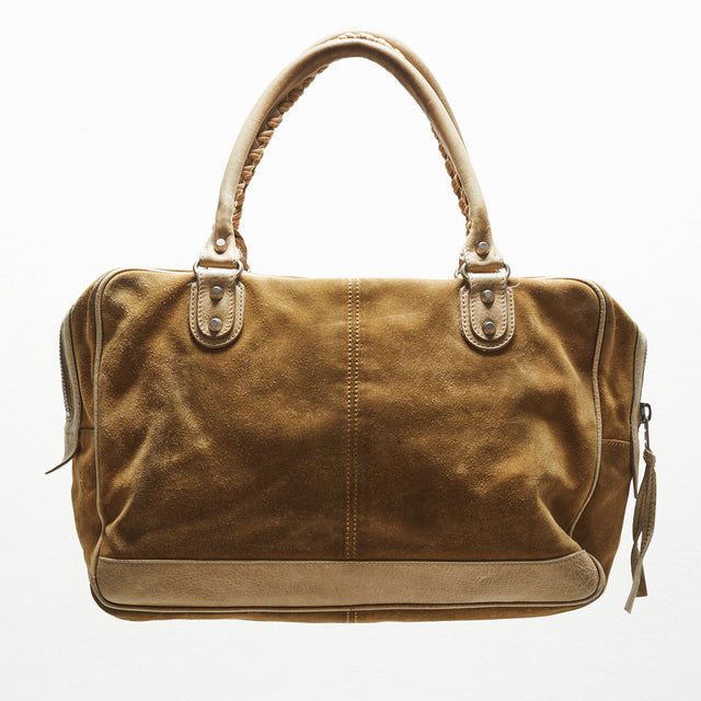 BALENCIAGA SUEDE HAND BAG