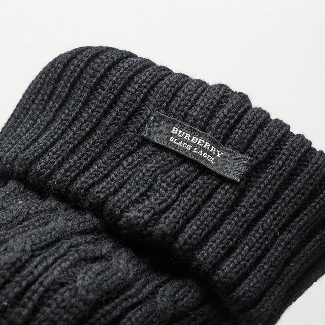 BURBERRY BLACK LABEL KNIT BEANIE