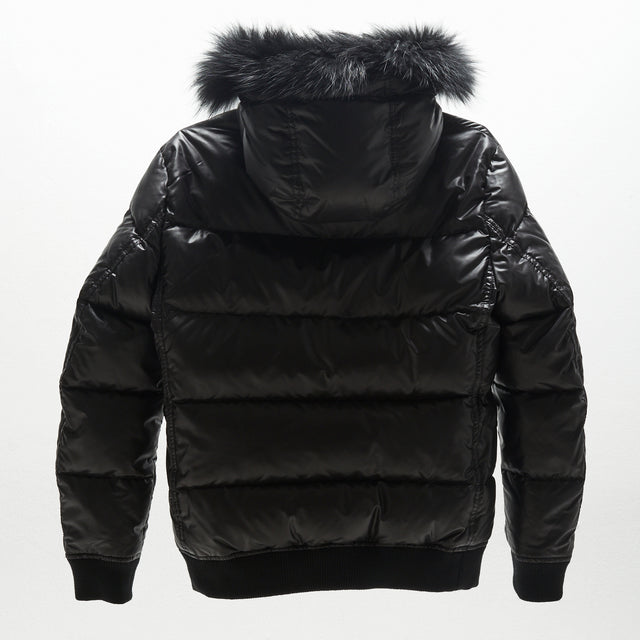 BURBERRY BLACK LABEL REVERSIBLE PUFFER JACKET