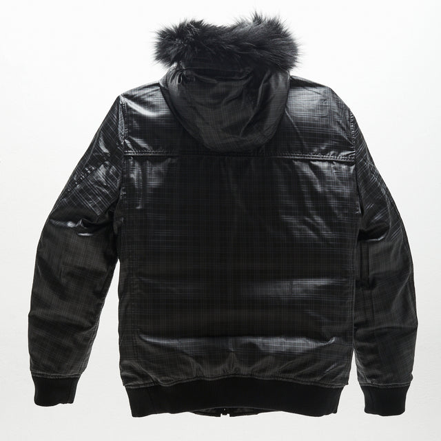 BURBERRY BLACK LABEL REVERSIBLE PUFFER JACKET