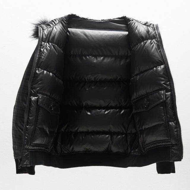 BURBERRY BLACK LABEL REVERSIBLE PUFFER JACKET