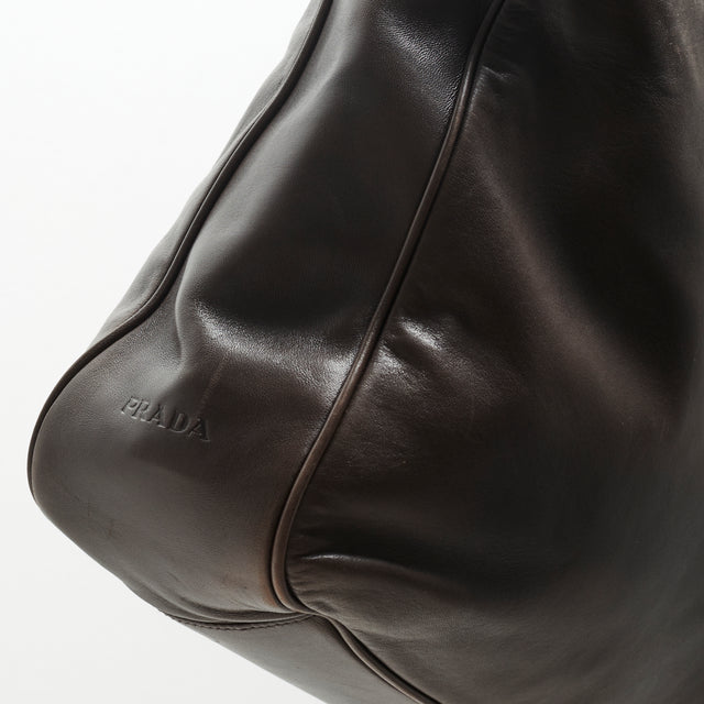 PRADA LEATHER HAND BAG