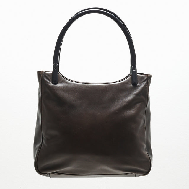 PRADA LEATHER HAND BAG