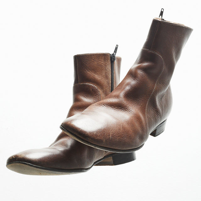 MAISON MARGIELA LEATHER CHELSEA BOOTS