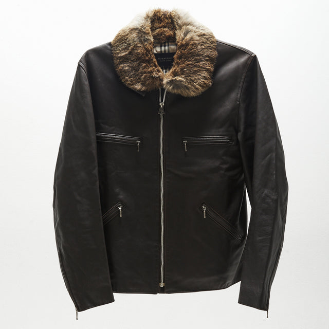 BURBERRY BLACK LABEL SHEARLING JACKET
