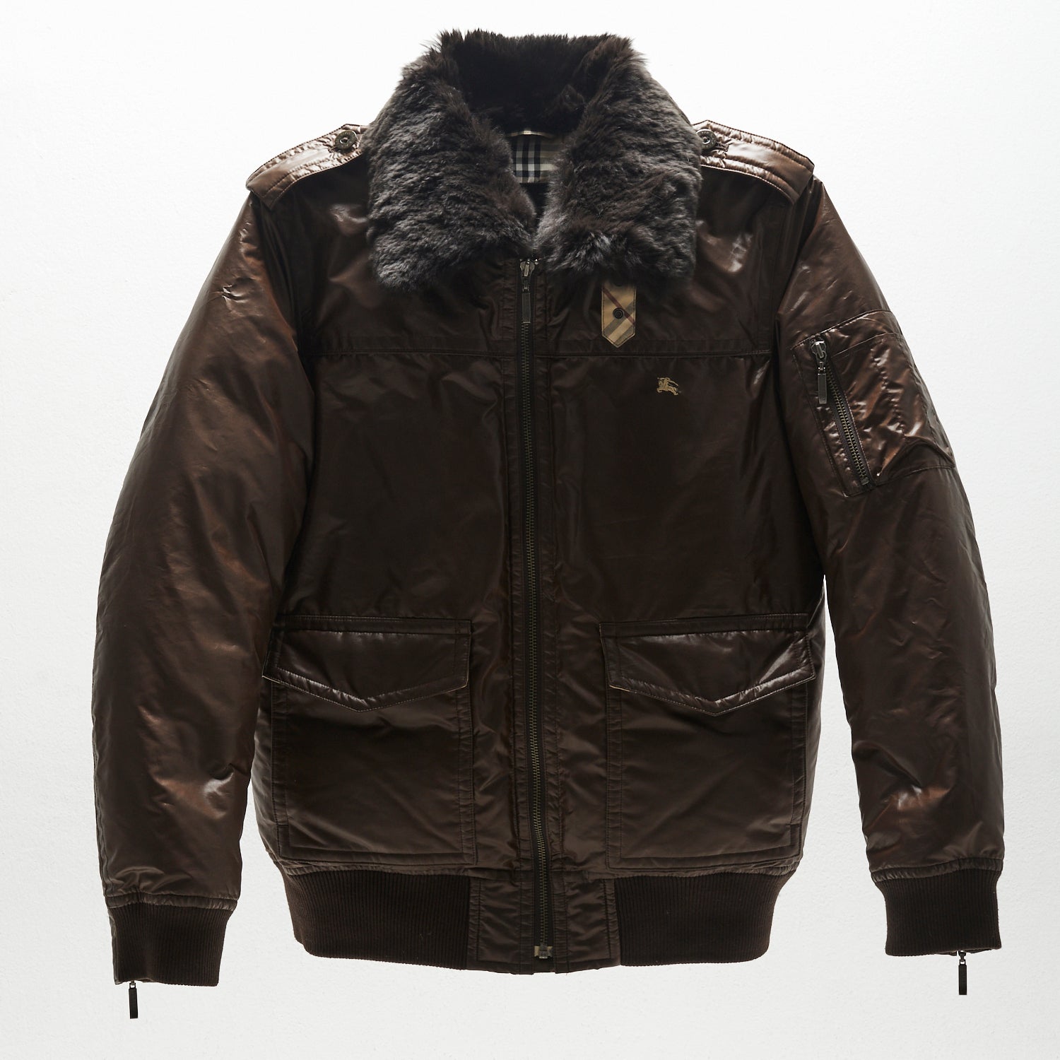 BURBERRY BLACK LABEL FUR JACKET – fabricsforsale