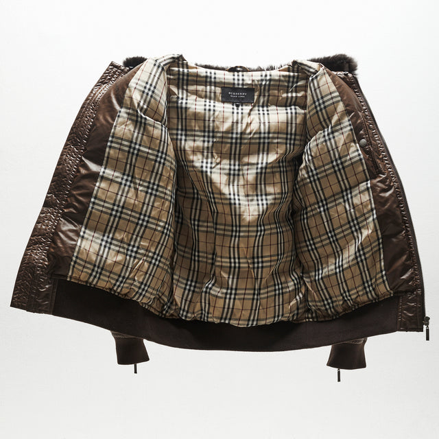 BURBERRY BLACK LABEL FUR JACKET