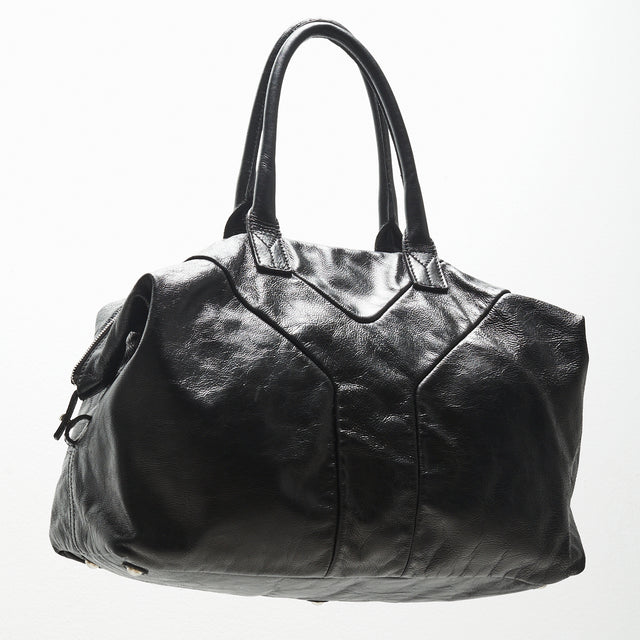 SAINT LAURENT LEATHER HAND BAG