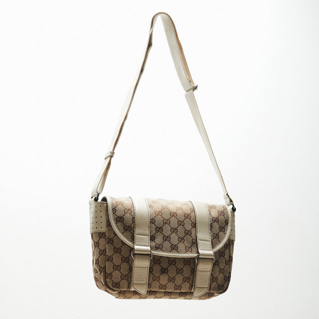 GUCCI MONOGRAM SHOULDER BAG