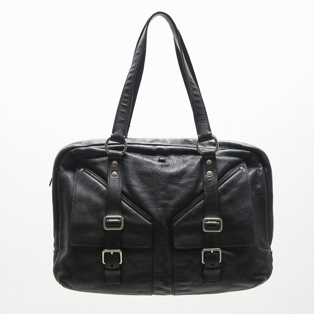 SAINT LAURENT LEATHER HAND BAG