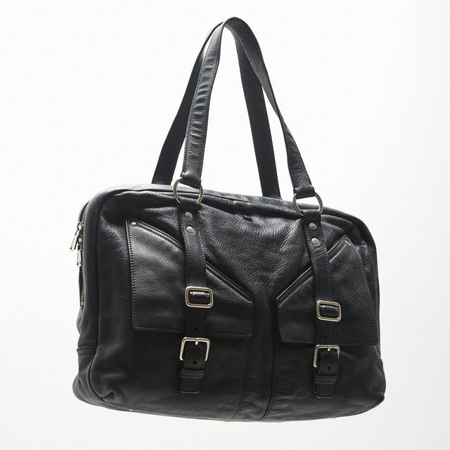 SAINT LAURENT LEATHER HAND BAG