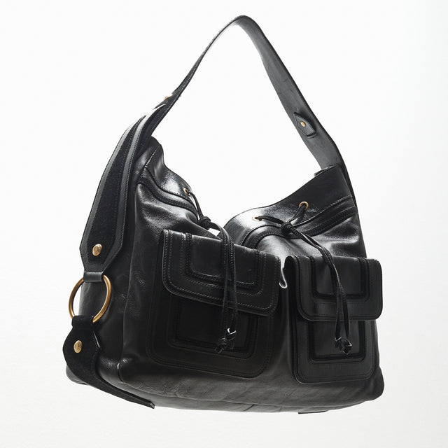 SAINT LAURENT LEATHER HAND BAG