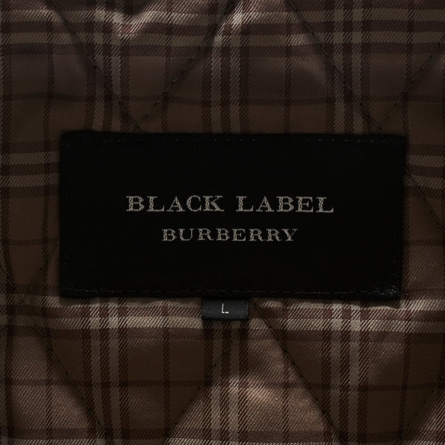 BURBERRY BLACK LABEL FUR LEATHER JACKET
