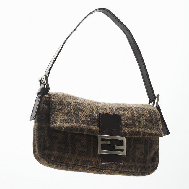 FENDI WOOL BAGUETTE BAG