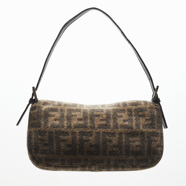 FENDI WOOL BAGUETTE BAG
