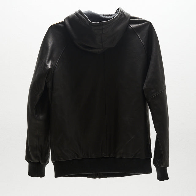 SCHOTT 90'S LEATHER HOODED JACKET