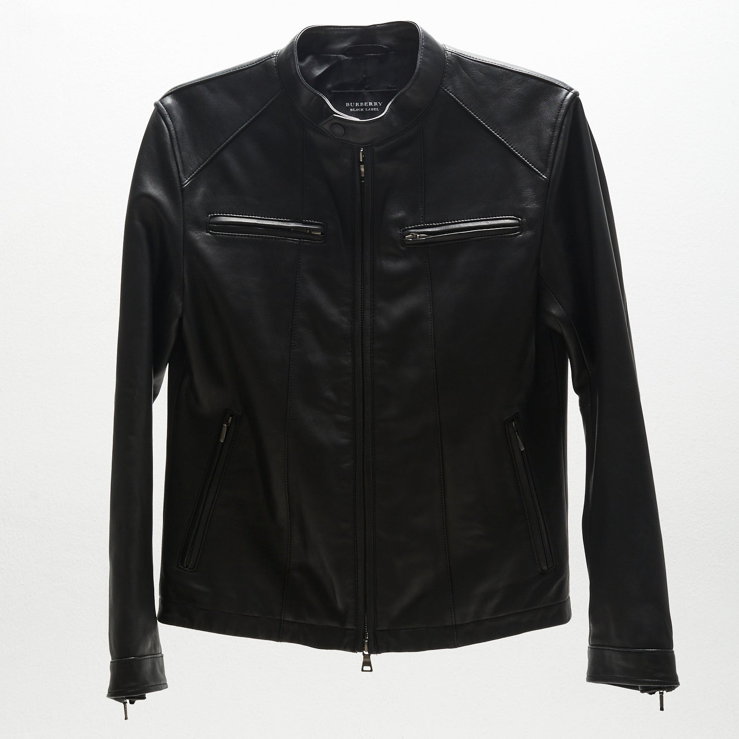 BURBERRY BLACK LABEL LEATHER JACKET – fabricsforsale