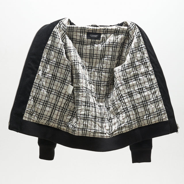 BURBERRY BLACK LABEL FUR ZIP JACKET