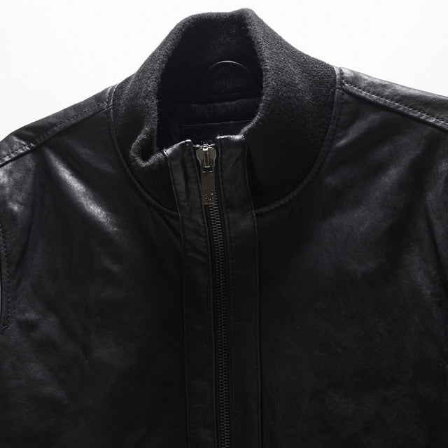 ARMANI JEANS LEATHER JACKET