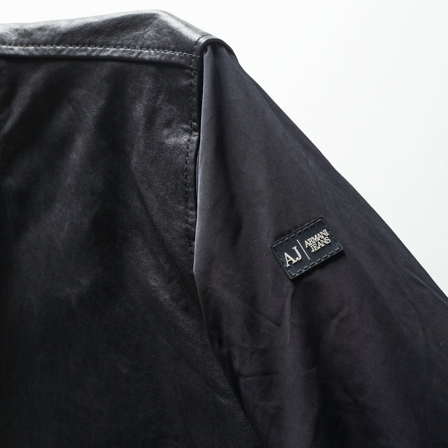 ARMANI JEANS LEATHER JACKET