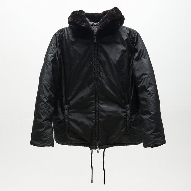 PRADA HOODED BOMBER JACKET