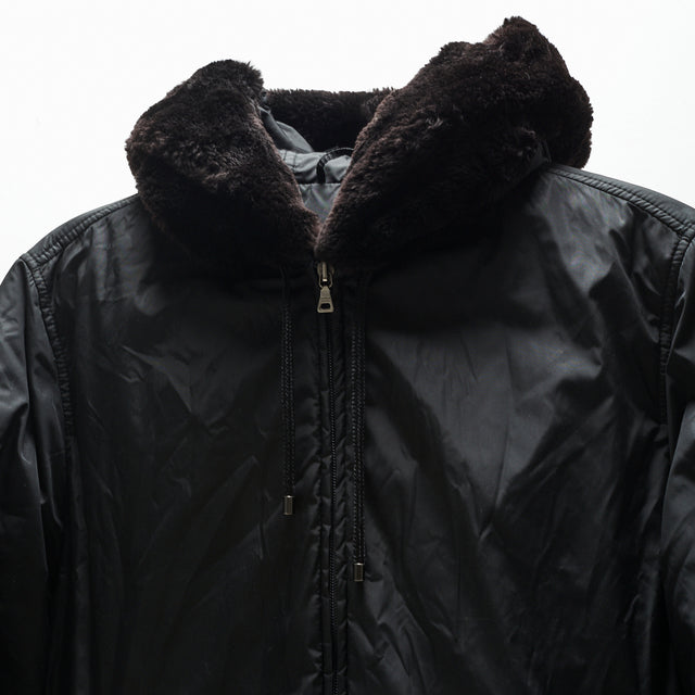 PRADA HOODED BOMBER JACKET