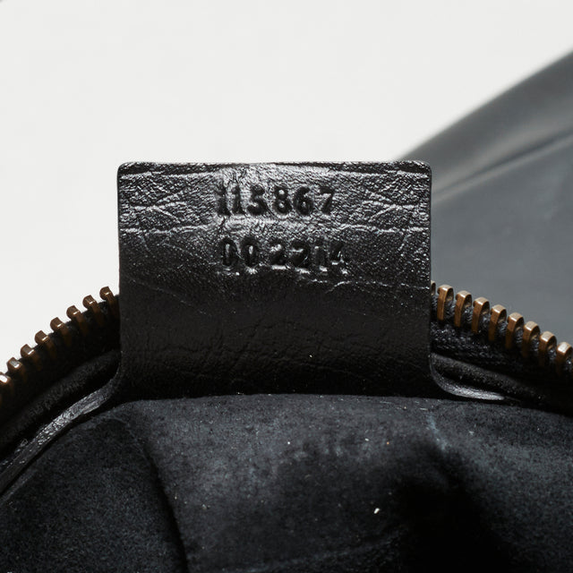 GUCCI LEATHER HORSEBIT HAND BAG