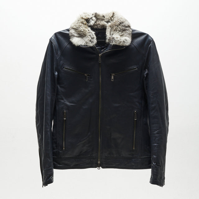 BURBERRY BLACK LABEL LEATHER JACKET