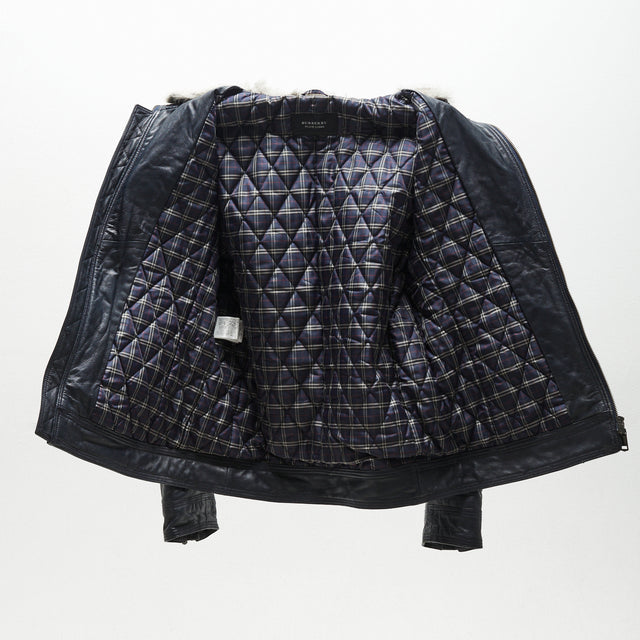 BURBERRY BLACK LABEL LEATHER JACKET