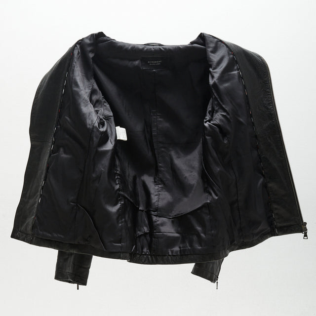 BURBERRY BLACK LABEL LEATHER JACKET