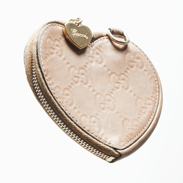 GUCCI LEATHER HEART WALLET