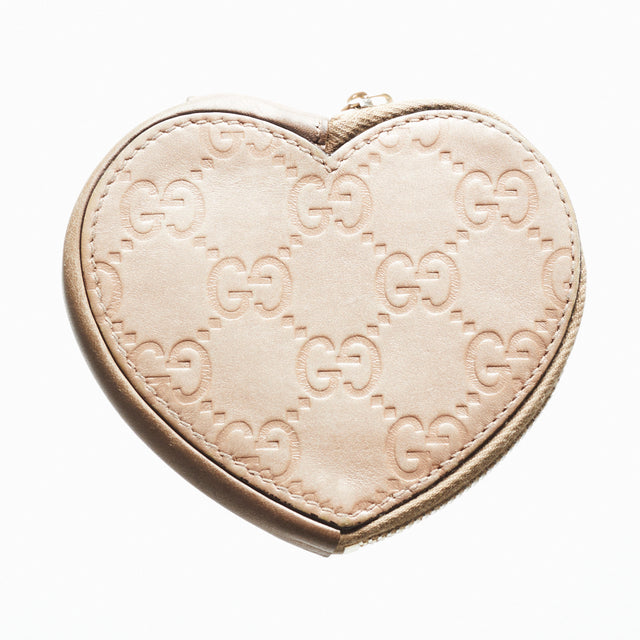 GUCCI LEATHER HEART WALLET