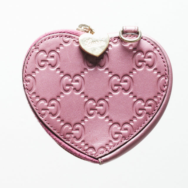 GUCCI LEATHER HEART WALLET