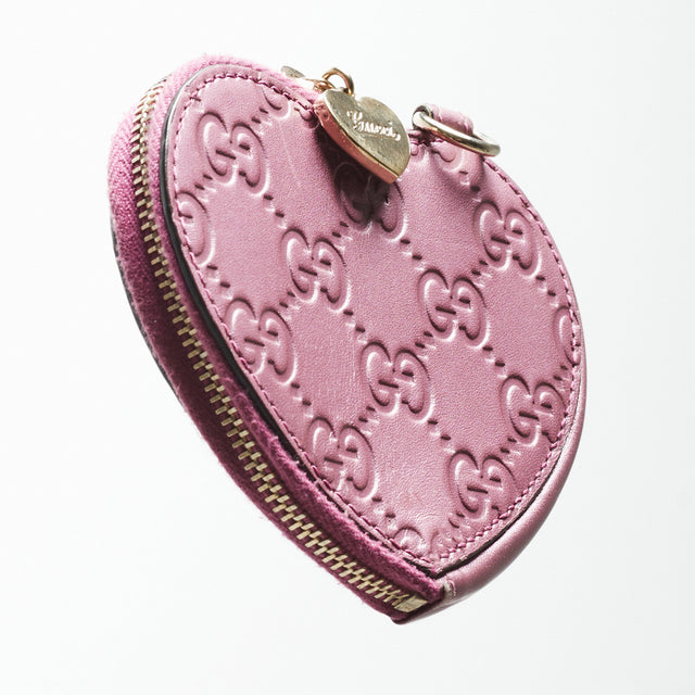 GUCCI LEATHER HEART WALLET