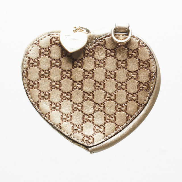 GUCCI LEATHER HEART WALLET