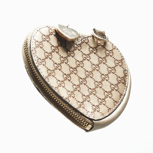 GUCCI LEATHER HEART WALLET