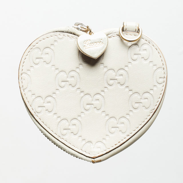 GUCCI LEATHER HEART WALLET