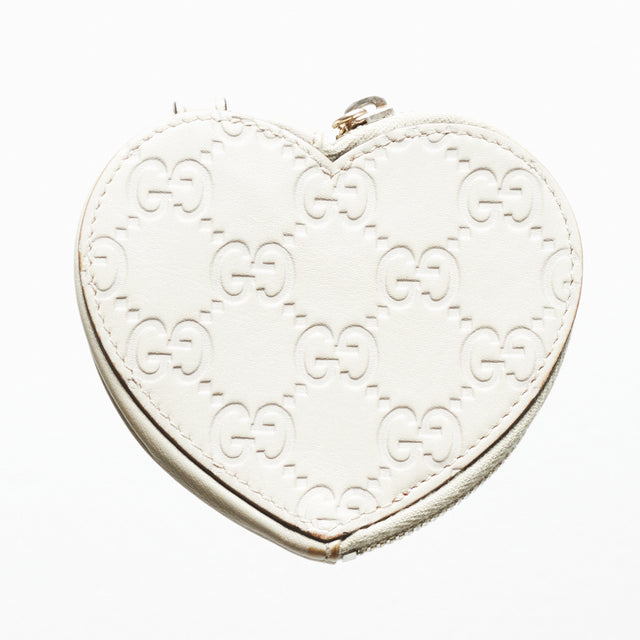 GUCCI LEATHER HEART WALLET